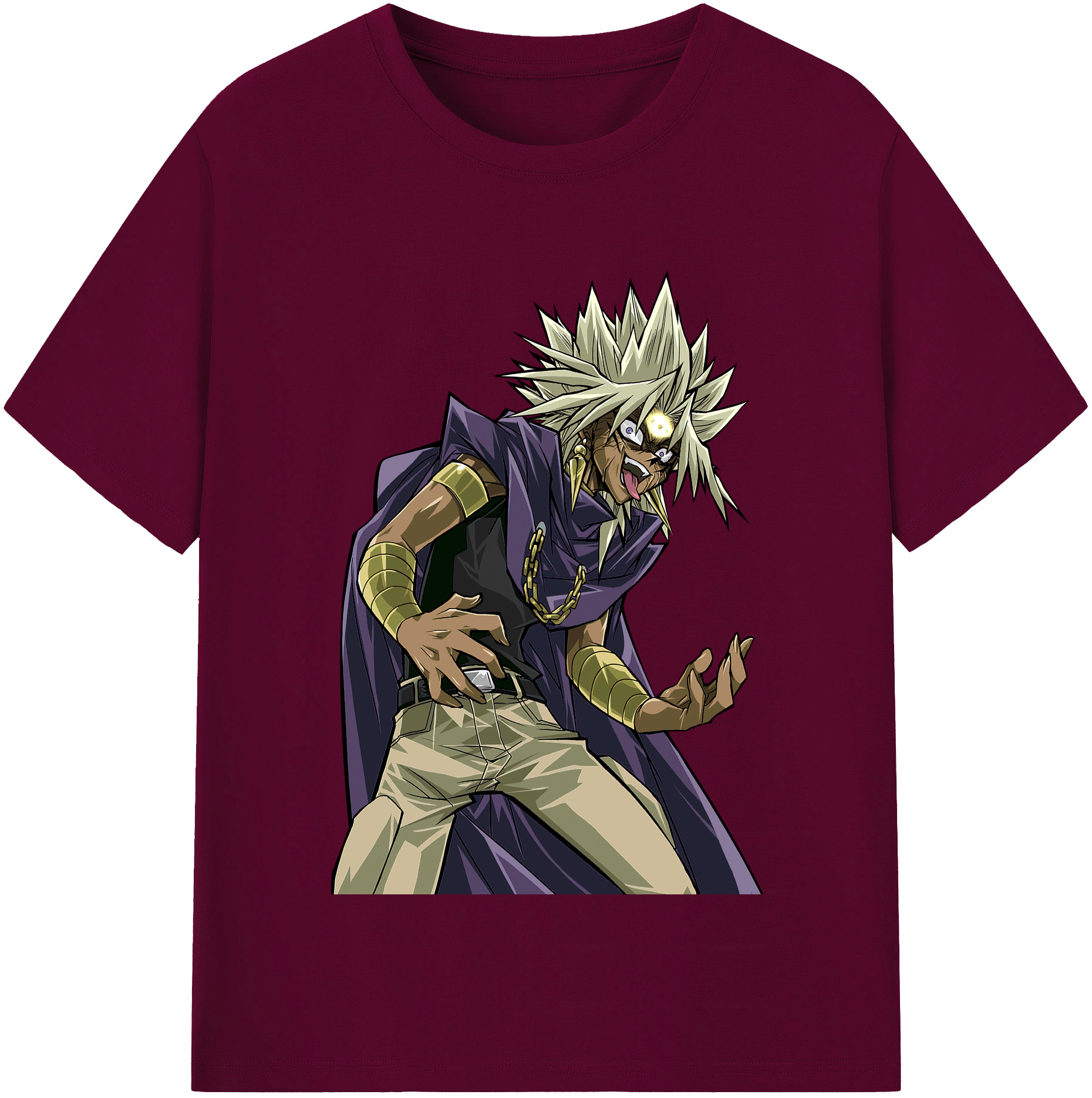 （画像用） 遊☆戯☆王 Yu-Gi-Oh! レディースカジュアルプリントTシャツ（綿100％）